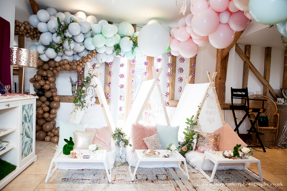 Tepee sleepover – a magical styled birthday party with talented Essex & London based event specialists